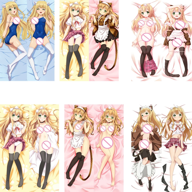 2017 Сентябрь обновление аниме Hentai Prince and The Stony Cat Azuki Azusa Подушка Dakimakura чехол