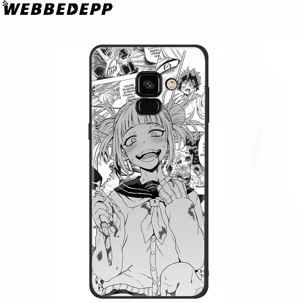 WEBBEDEPP аниме девушка милые лица Силиконовый чехол для Samsung Galaxy A3 A5 A6 A7 A8 A9 A10 A20 A30 A40 A50