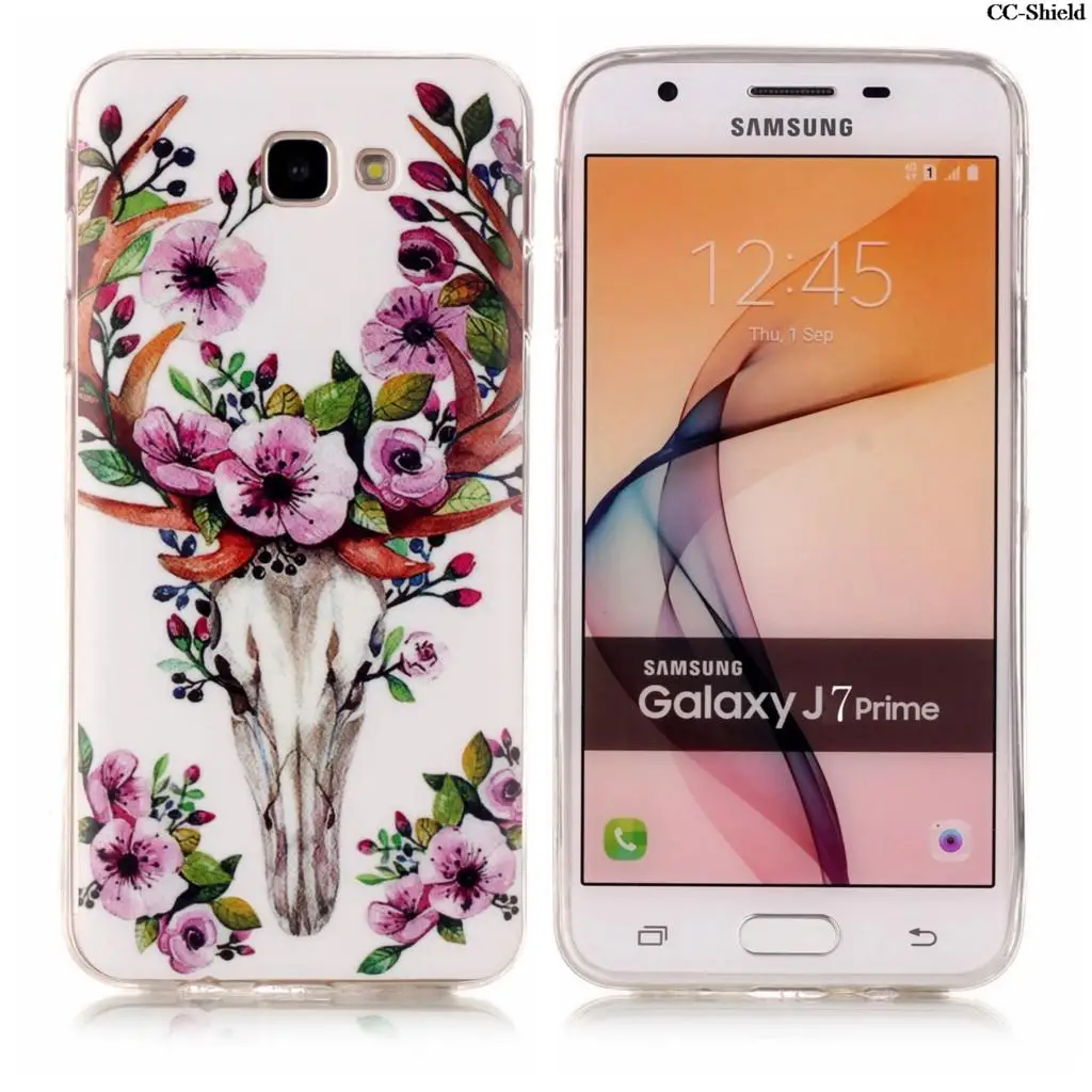 Светящийся чехол для Samsung Galaxy J7 J 7 Prime SM-G610F SM-G610Y SM-G610S/DS SM G610F G610F/DS G610Y мягкий