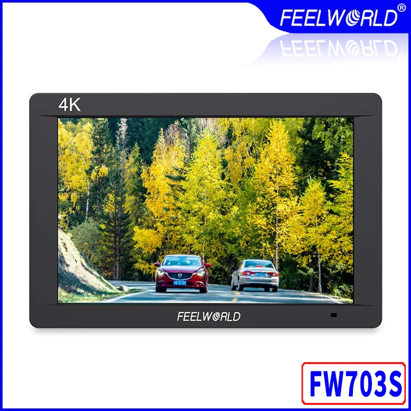 Feelworld FW703S 3G SDI 4K HDMI DSLR 7-дюймовый ЖК-монитор IPS Full HD 1920x1200 портативный полевой