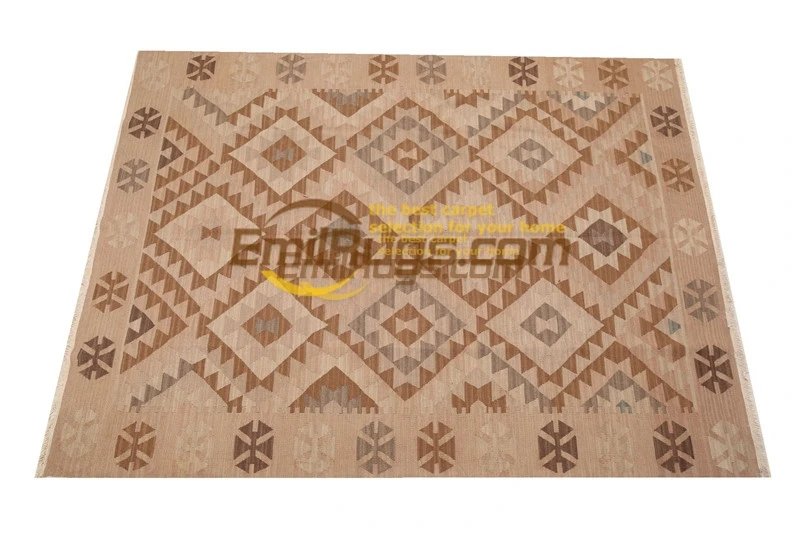 

Kilim Fabric Hand Knitted Carpets New Listing Geometric Carpet Bedroom Turkish Rug Wool Knitting Carpets