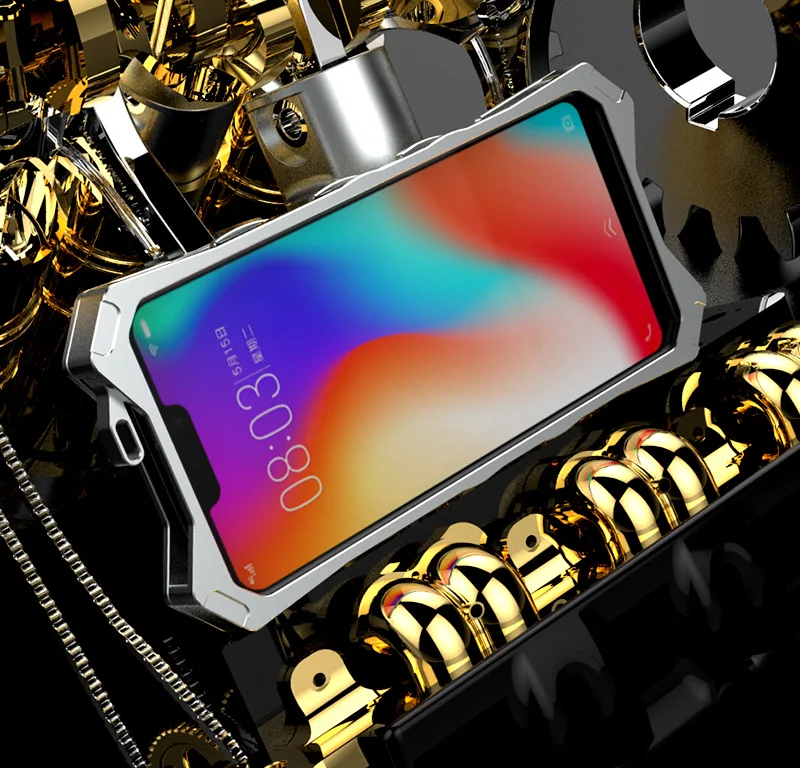 

For VIVO V9 Case Cover New Luxury Full-body Aluminum Metal Cover Capa For VIVO Y85 / V9 Y81 Coque Funda Heavy Duty Shockproof