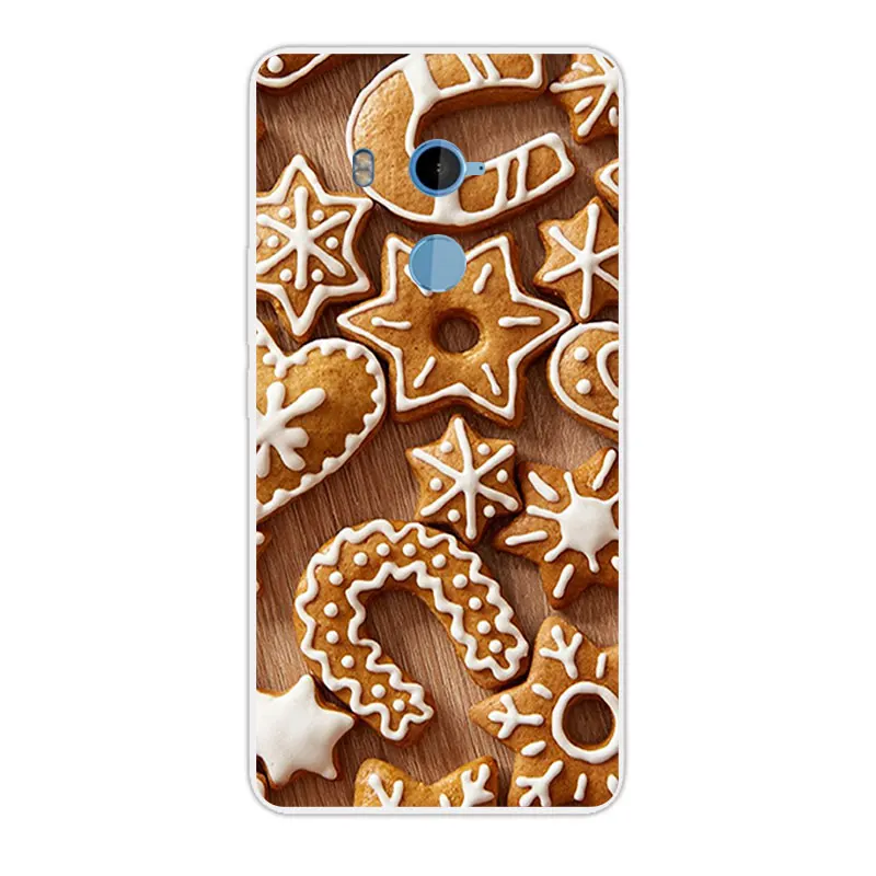 6 0 дюйма для HTC U11 Plus чехол телефона на Рождество U 11 силиконовый прозрачный 2Q4D200 |