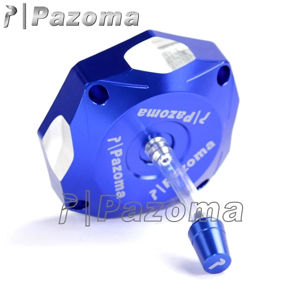 Мотоциклетная синяя крышка PAZOMA CNC Крышка Резервуара топливного бака s для Suzuki LT-R450