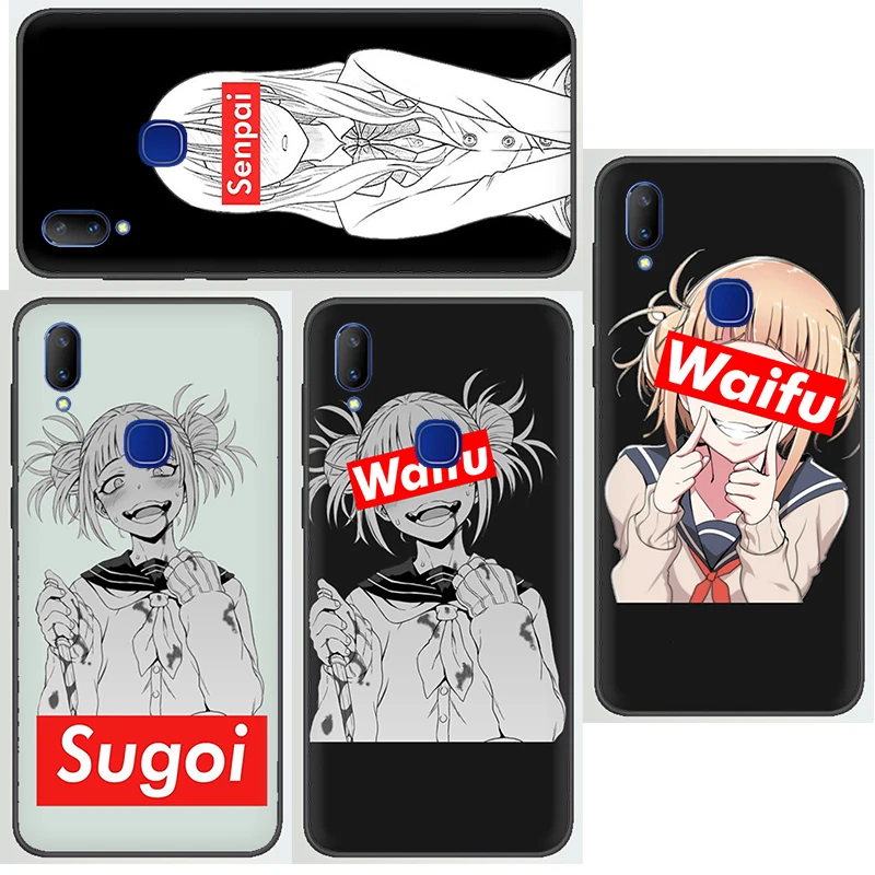 Sugoi семпай аниме waifu чехол для телефона для VIVO Y53 Y55 Y81 V5 V7 V9 V11 V15 Pro Y17 Y69 Y71 Y91 Y93 Y66 X9 Z5X Y11 V17 U3 Y5S