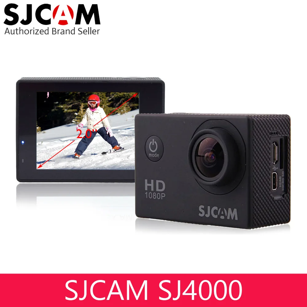 Оригинальная SJCAM SJ4000 действий Водонепроницаемая видеокамера возможностью