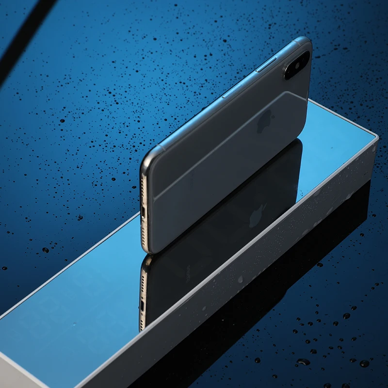 Цифровой Будильник ЖК дисплей большой экран календарь температуры зеркало