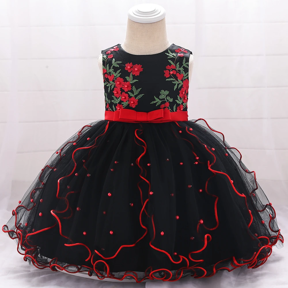 Vestidos Платье для первого дня рождения Летнее платье для маленьких девочек Детские вечерние Крещение платья для новорожденная девочка одежда