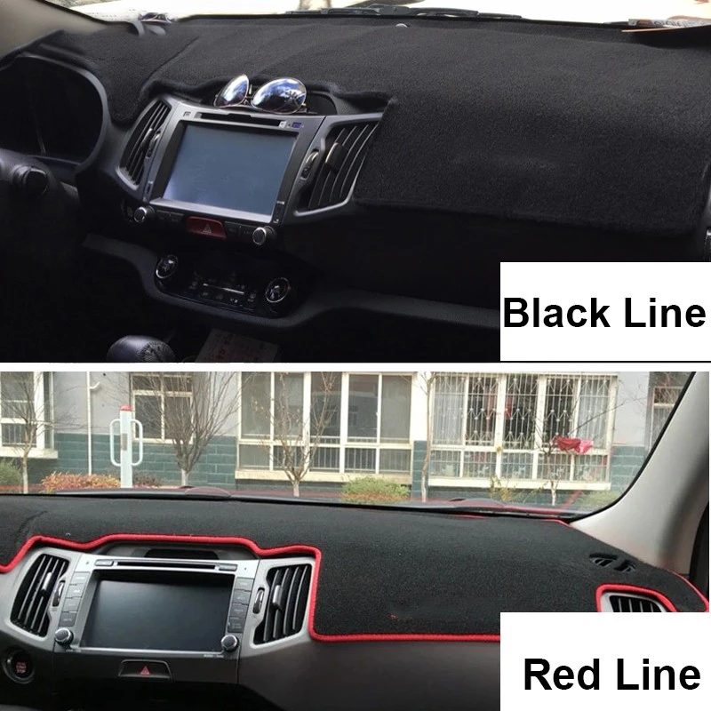 Для LHD KIA Sportage 3rd 2011 2012 2013 2014 2015 автомобильные коврики для приборной панели