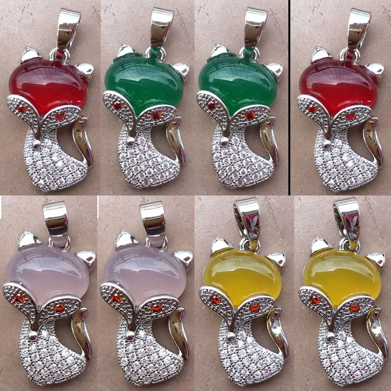 Бесплатная доставка Красивые Украшения разноцветная сердолика подвеска из