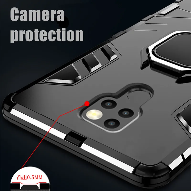 keysion phone case for huawei mate 20 pro p30 lite p20 hybrid hard pc tpu silicone shockproof cover for y6 y7 y9 p smart 2019 free global shipping