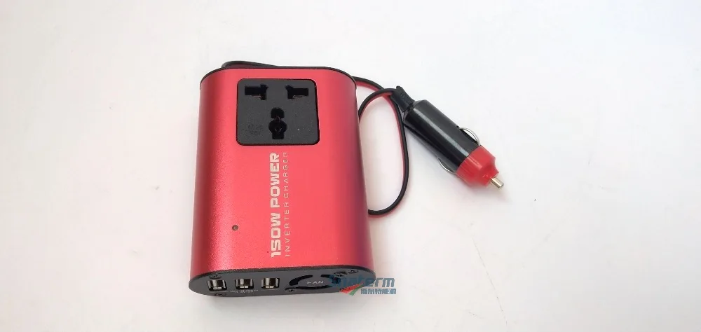 Новинка 150 Вт автомобильный инвертор, быстрое USB зарядное устройство, DC 12 В конвертер в AC 220 В 50 Гц для путешествий и портативной техники