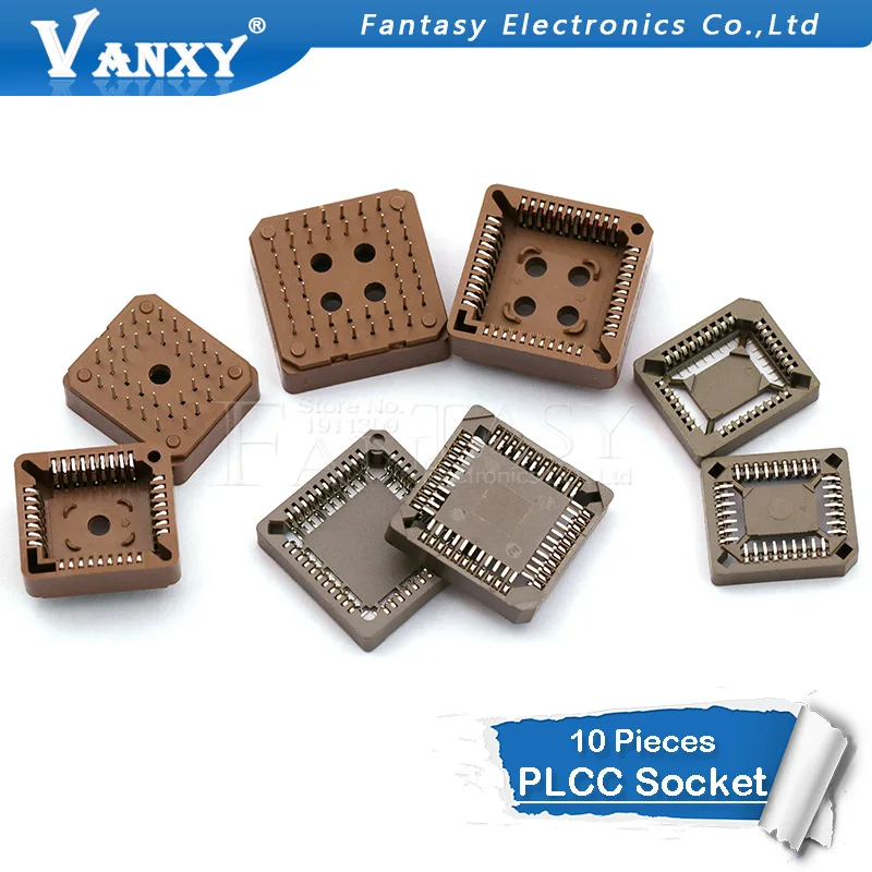 10 шт. PLCC IC розетка PLCC32 PLCC44 SMD DIP адаптер|Интегральные схемы| |