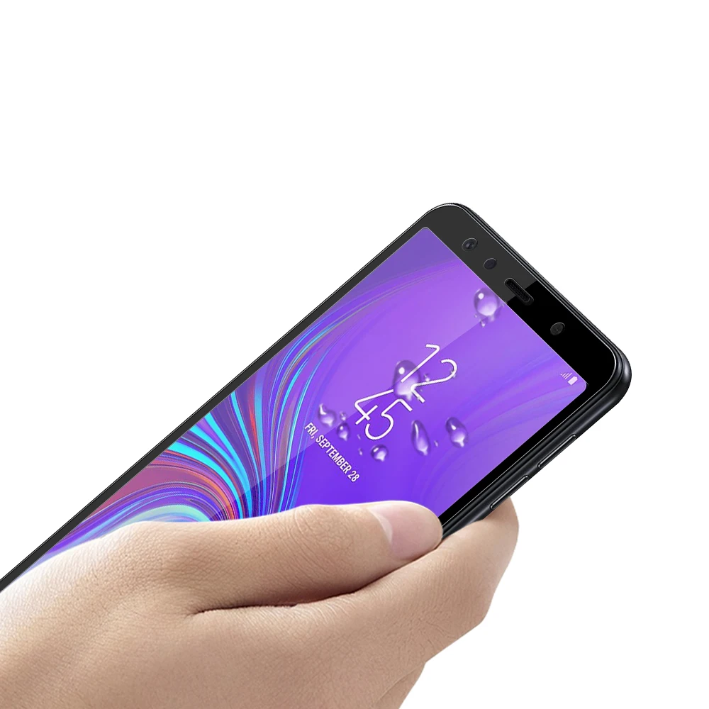 Защитное стекло для Samsung Galaxy A7 2018 чехол из закаленного стекла A6 A8 Plus A750 A730 A 7