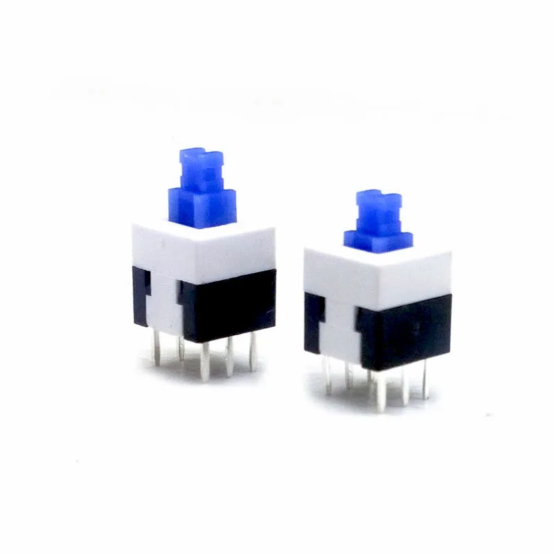 30 шт./лот 8*8 DIP 6 Pin 12V 0.5A кнопочный переключатель Микро тактильный такт прямой
