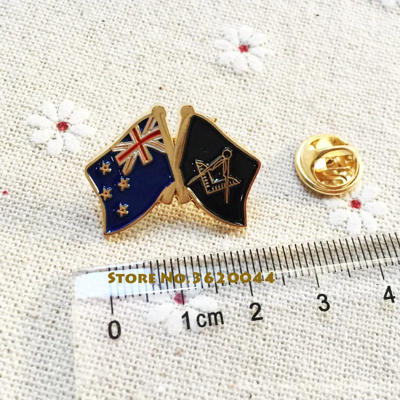50 шт. пользовательские значки металлические масоны дружба Freemason булавки