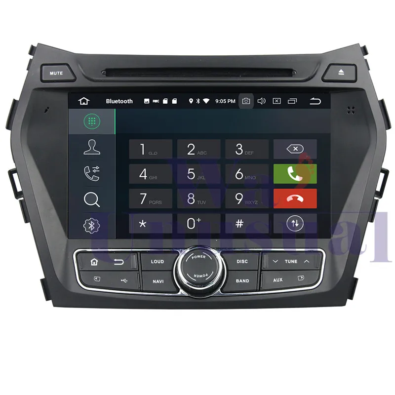 Wanuary Octa Core Android 9 0 автомобильный DVD Autovideo плеер для Hyundai IX45/Santa Fe 2013-2014 GPS навигация 2 Din