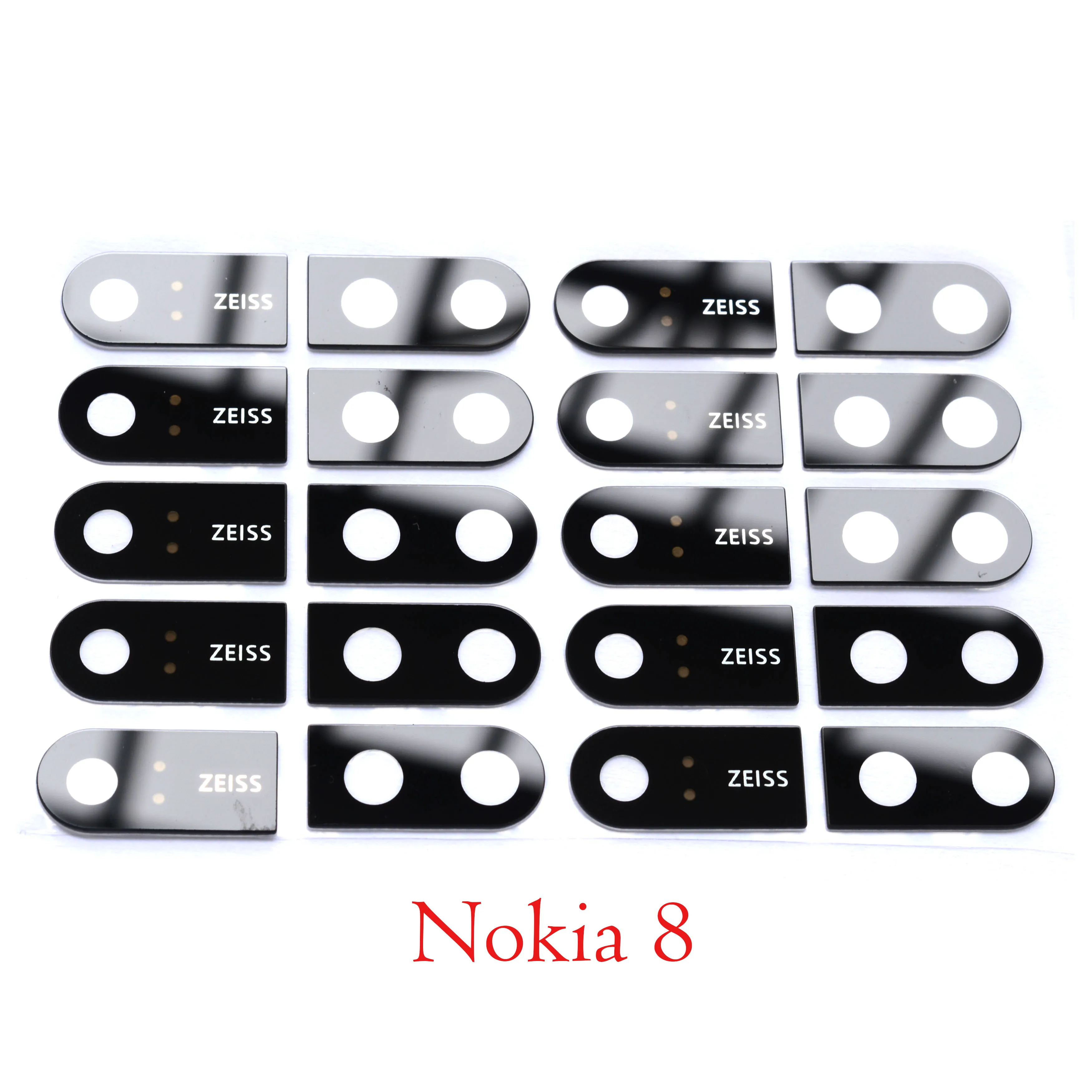 

Стеклянный объектив задней камеры 10 шт. для Nokia 8 с наклейкой для Nokia8