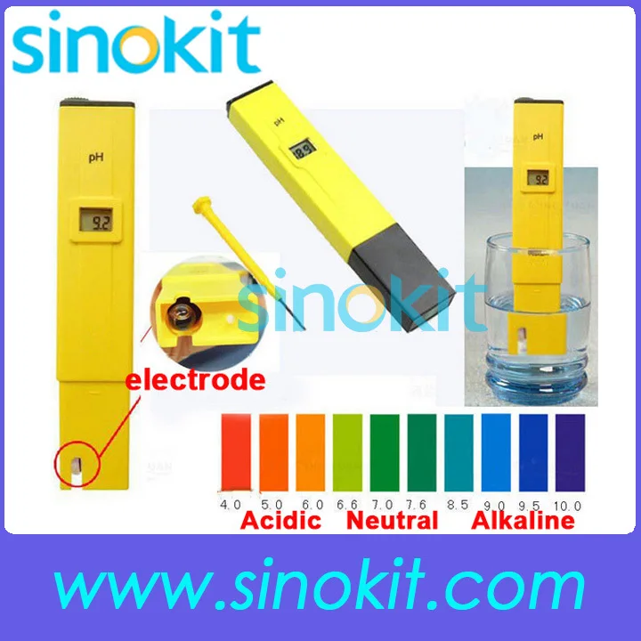 CE ручка Тип Цифровой измеритель PH значение для Аквариума Бассейн тестер воды|digital