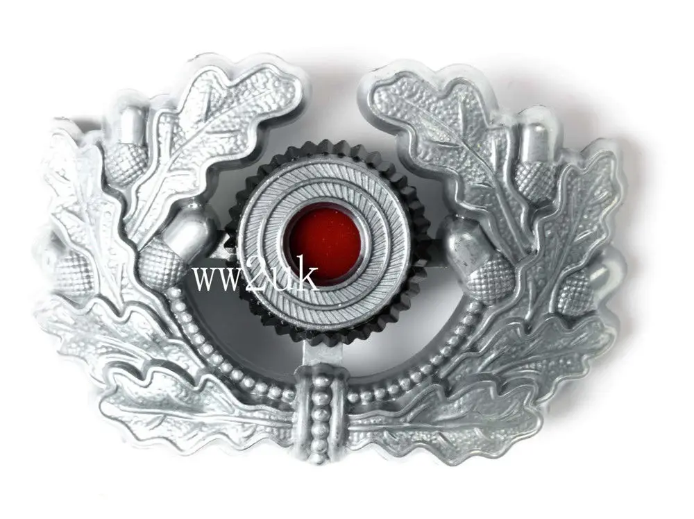 Немецкая Кепка с козырьком WW2 военный значок серебряная армейская форма PANZER