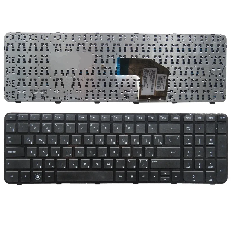 RU для hp для Pavilion G6-2000 G6-2100 G6-2200 G6-2211SR G6-2300 русской клавиатуры ноутбука черный или белый - Цвет: Черный