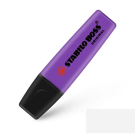 lavender 1 шт. STABILO BOSS 9 цветов текстовыделители высокой емкости флуоресцентная ручка маркер ручка Скрапбукинг школьные принадлежности кавайи - Цвет: lavender
