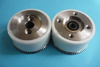 m409 m410 mitsubishi white ceramic pinch roller assembly set with bearing and gear for wedm ls wire cutting wear parts