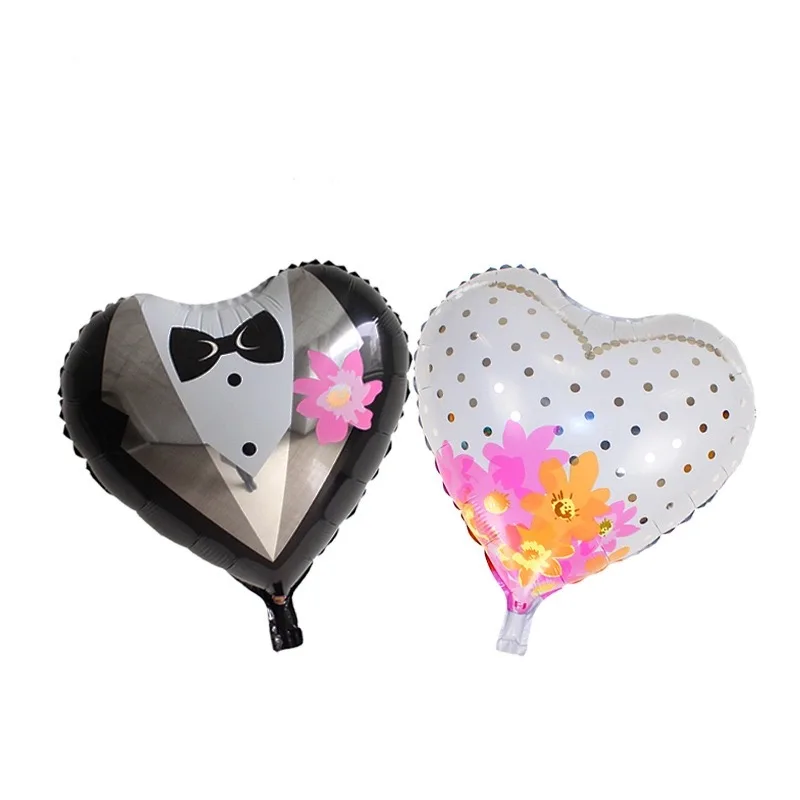 45*45 см Жених и невеста воздушные шары в виде платья воздушный гель globos День