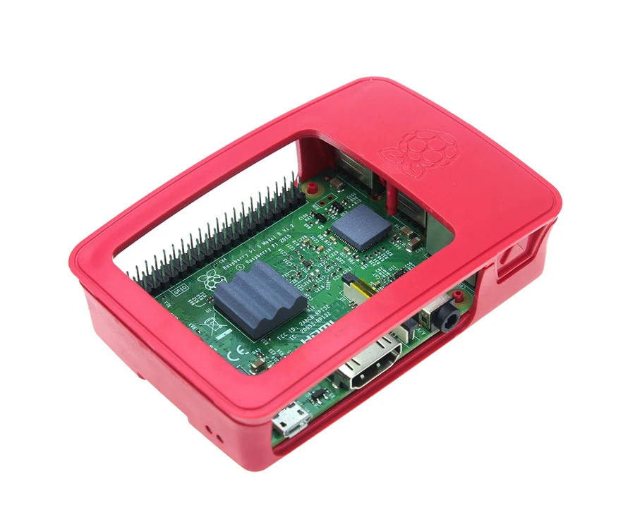 Для Raspberry Pi 3 корпус абс для Raspberry Pi 2 коробка оболочка из официального Raspberry Pi основание защитные черные чехлы