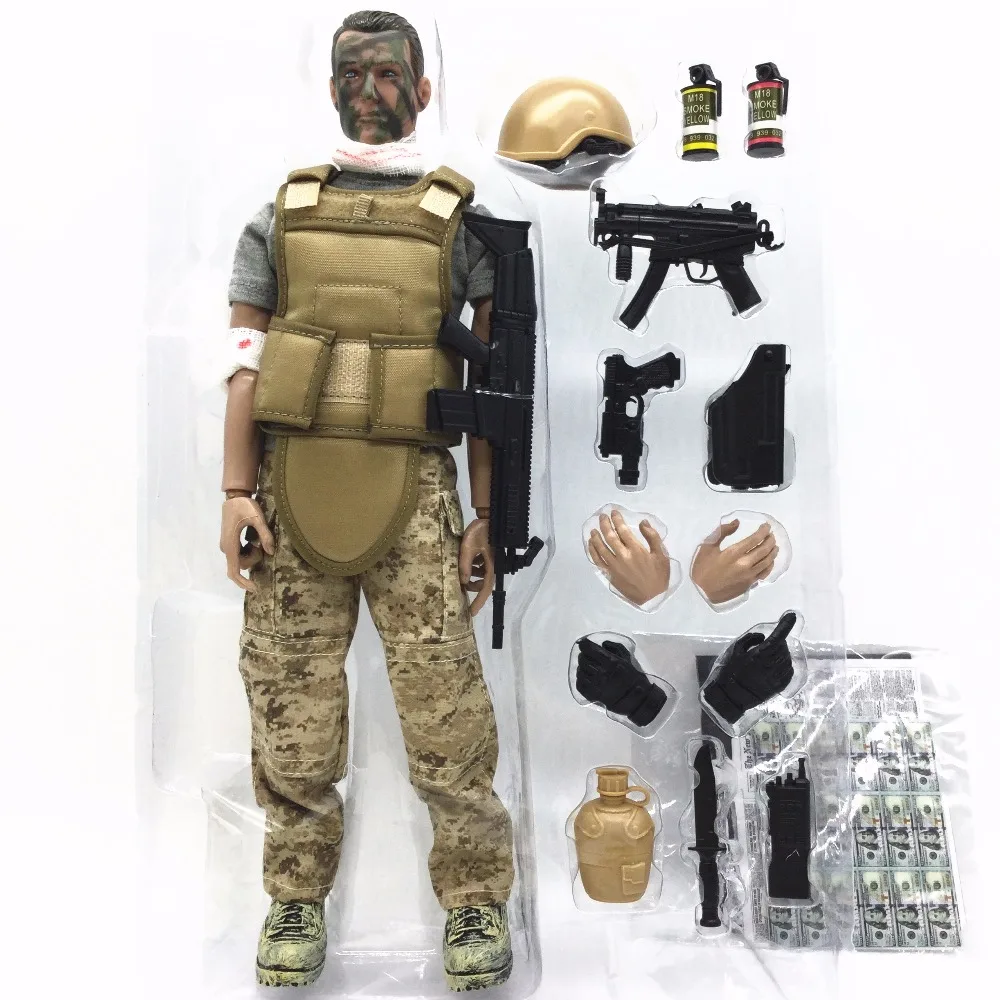 Экшн-фигурка спецназа PATTIZ 1/6 12 дюймов модель игрушки военная армия боевая игра