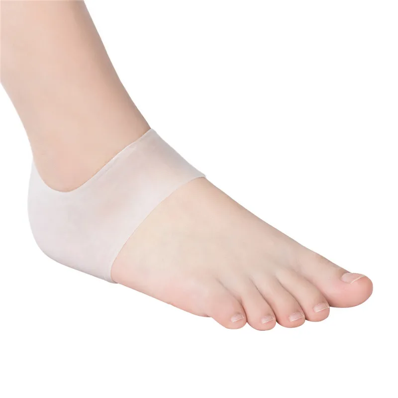 1 пара силиконовые носки унисекс для защиты пятки|silicone foot heel|heel protectsilicone |