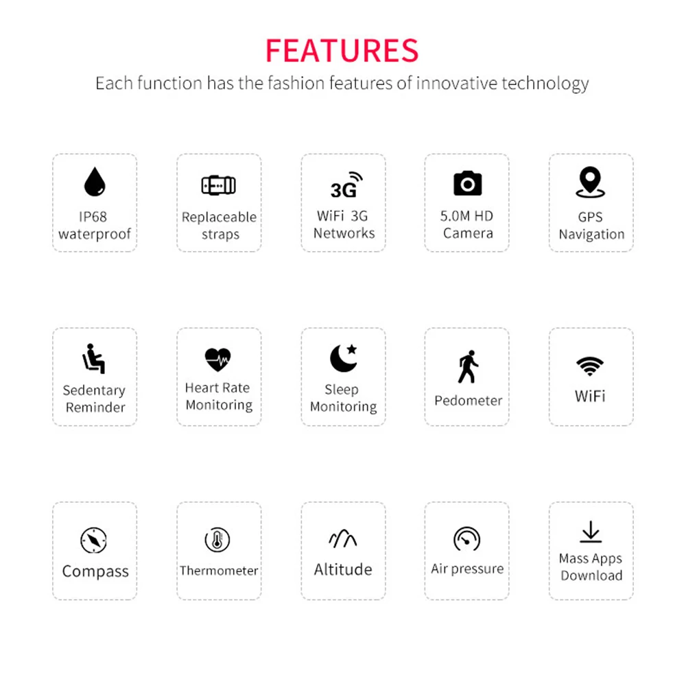 Microwear H1 Смарт-часы телефон Wi-Fi Bluetooth gps IP68 Android 4 1 39 'ɳg MTK6572 Dual Core 2 ГГц г 2.0MP Камера