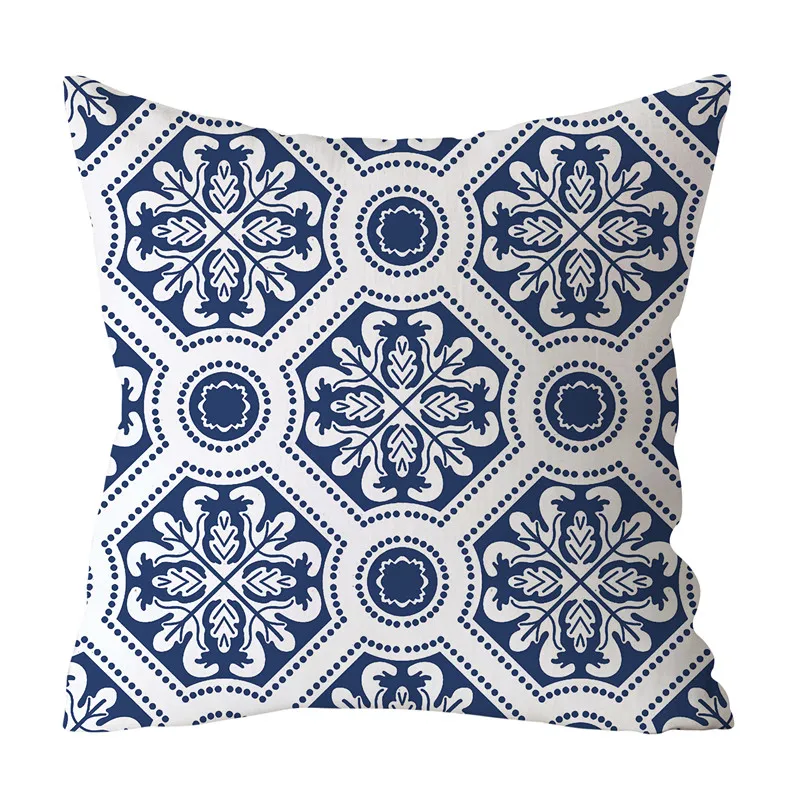 Home Decor геометрический бархат Чехлы 45x45 см темно-Boho Цветок шевронная точка наволочка Спальня Подушка для украшения дивана случае