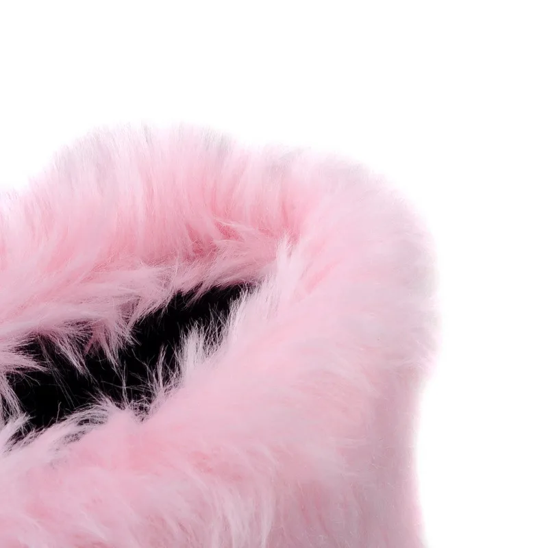 2018 для женщин Большие размеры зимняя качественная середины икры высокие сапоги с