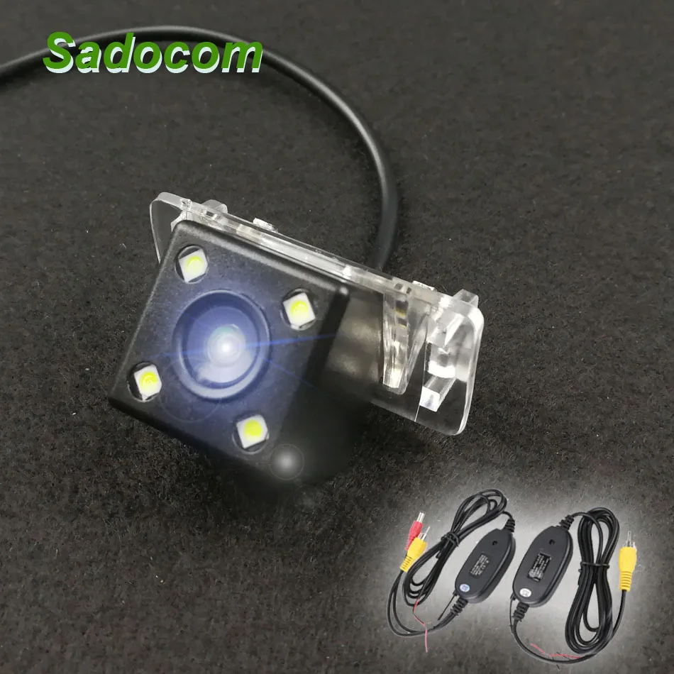 Автомобильная CCD ночного видения 4LED резервная камера заднего вида