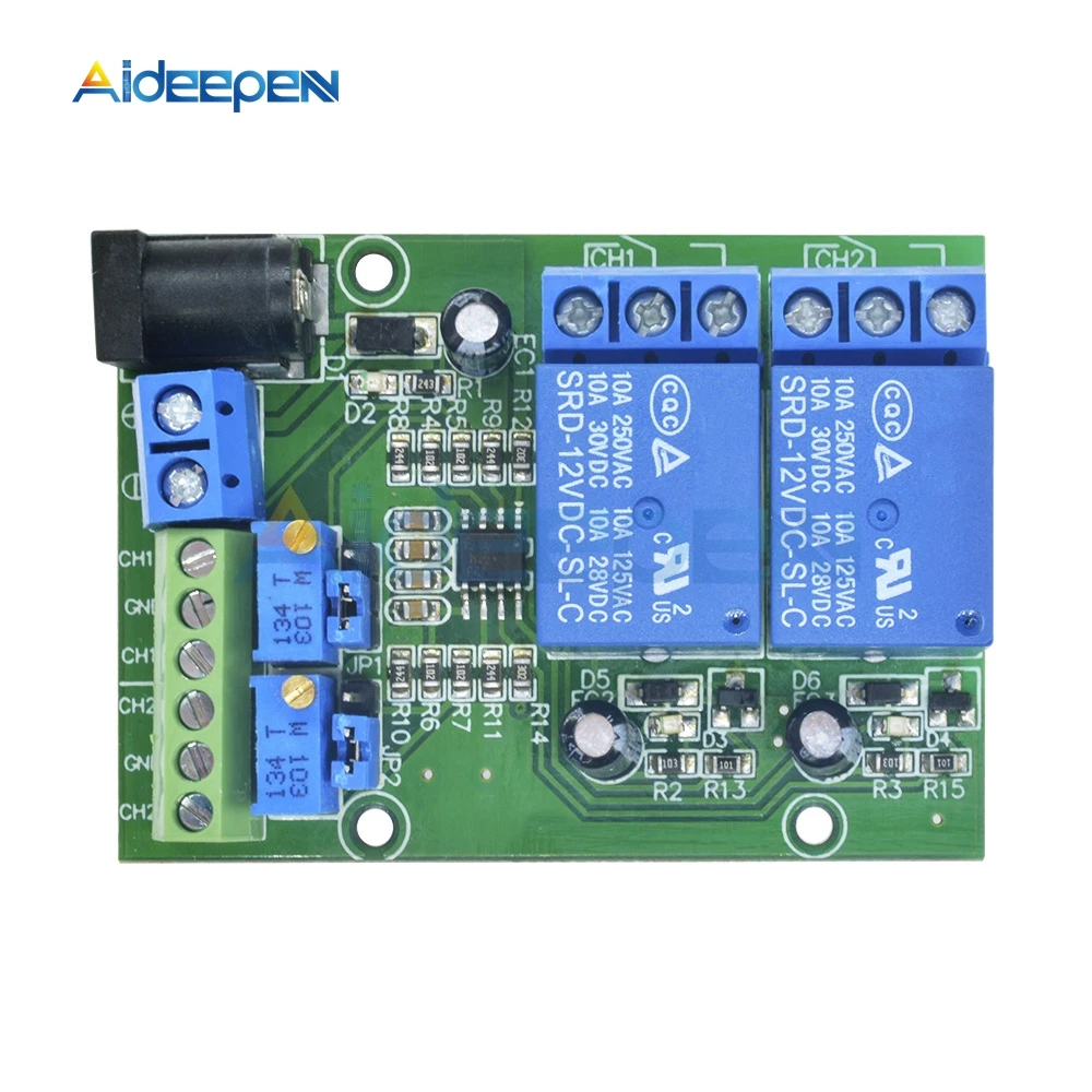 LM393 DC 12V 2-канальный 2CH Компаратор напряжения стабильный модуль 2 модуль для сравнения напряжения