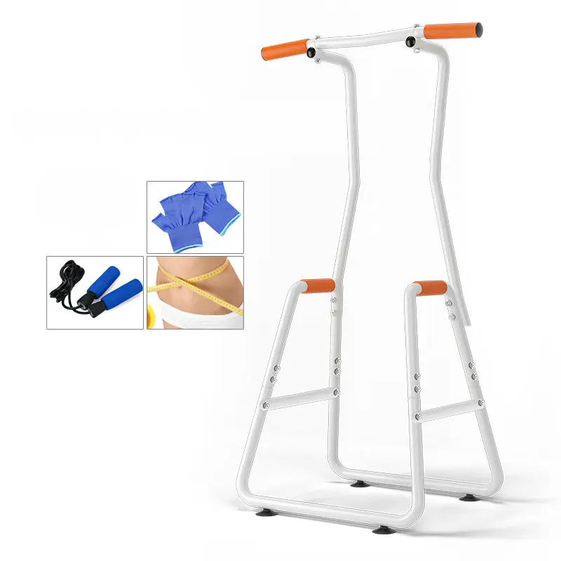Pull up Chinning indoor Body buliding профессиональное пуш-ап оборудование, стабильные параллельные брусья, стальной каркас горизонтальный бар - Цвет: Слоновая кость