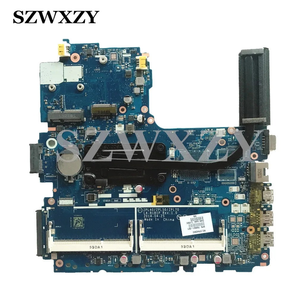 ZPL40/ZPL50/ZPL70 LA-B181P 799551-501 для HP 440 G2 450 Материнская плата ноутбука SR23Z i3-5010U процессор с