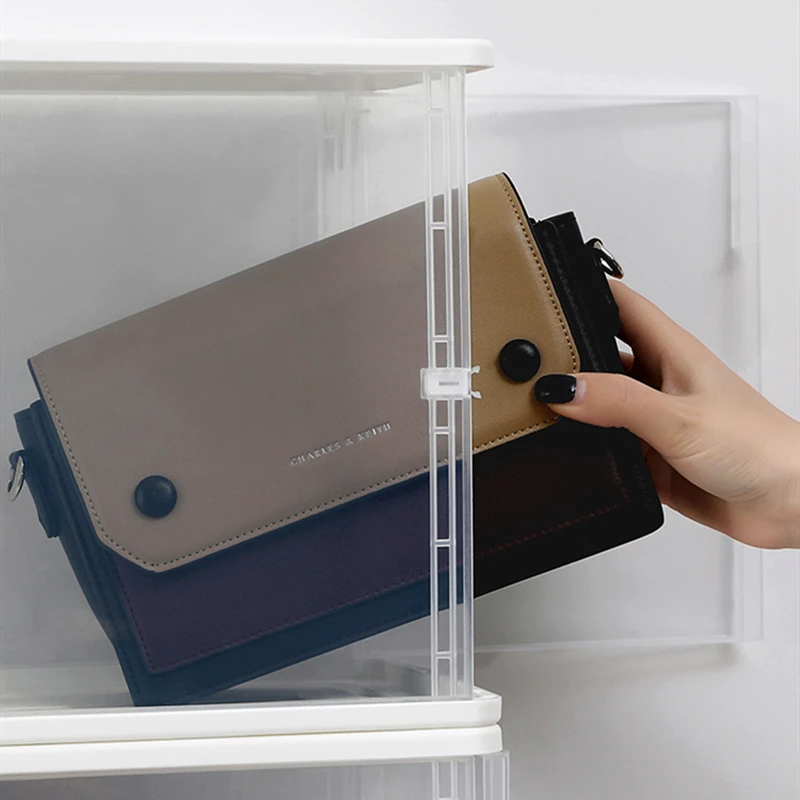 Новая прозрачная подвесная сумка для хранения коробка Органайзер дверь шкафа
