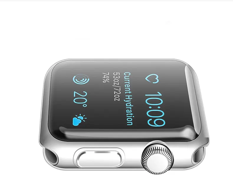 Защитный чехол для apple watch 4, 5, ремешок для apple watch, ремешок iwatch, 42 мм, 38 мм, 44 мм, 40 мм, аксессуары, ТПУ, защитный чехол для экрана