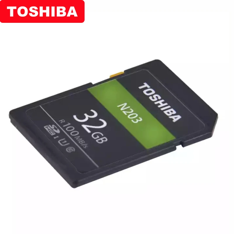 Карта памяти TOSHIBA SD N203 32 ГБ 64 128 SDHC SDXC U1 флеш карта класс 10 100 МБ/с./с камеры для Full HD