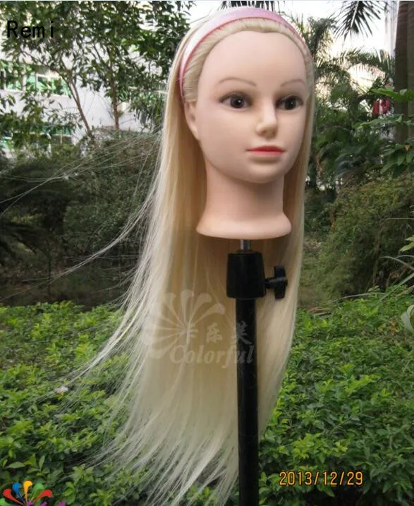 Голова-манекен с светлыми волосами 18 дюймов парикмахерские куклы манекены для
