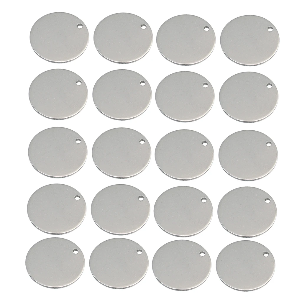 20 штук металлические круглые пустые монеты шармы с тиснением бирка подвески диск