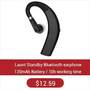 Новинка, модные мужские деловые наушники с шумоподавлением, беспроводные Bluetooth спортивные наушники с микрофоном для вождения телефона
