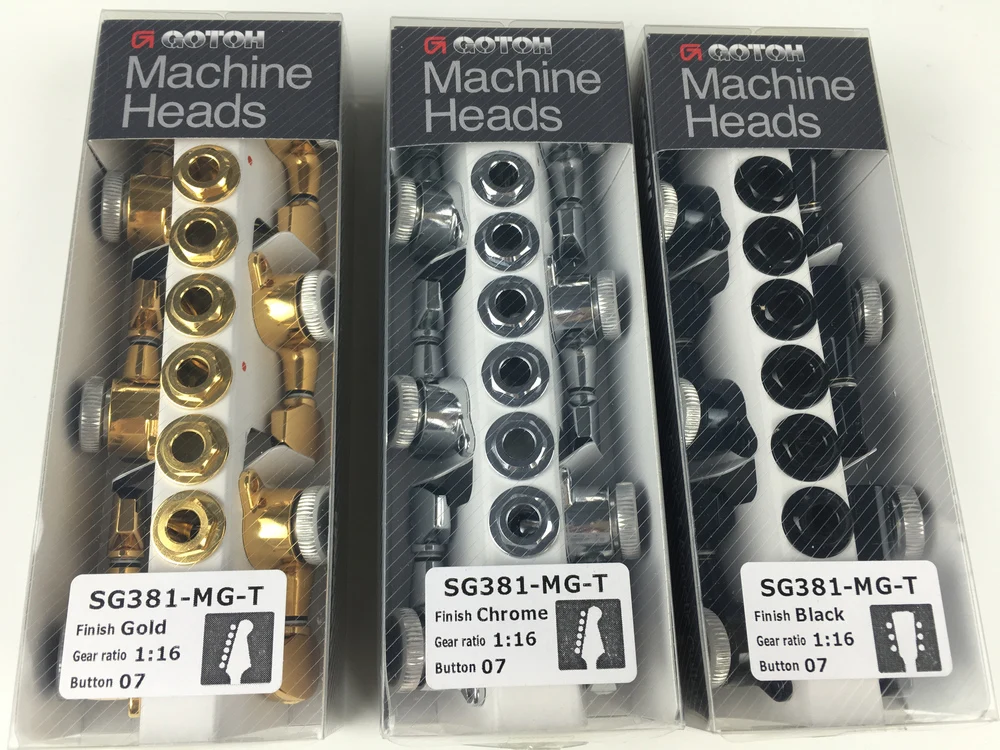 GOTOH SG381-07-MGT электрогитары блокировка машины головки тюнеры(хром черный золото серебро) колышек