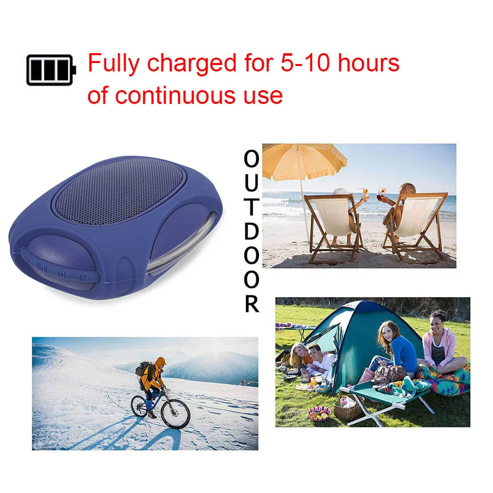 Водонепроницаемый Bluetooth колонки открытый беспроводной портативный динамик для