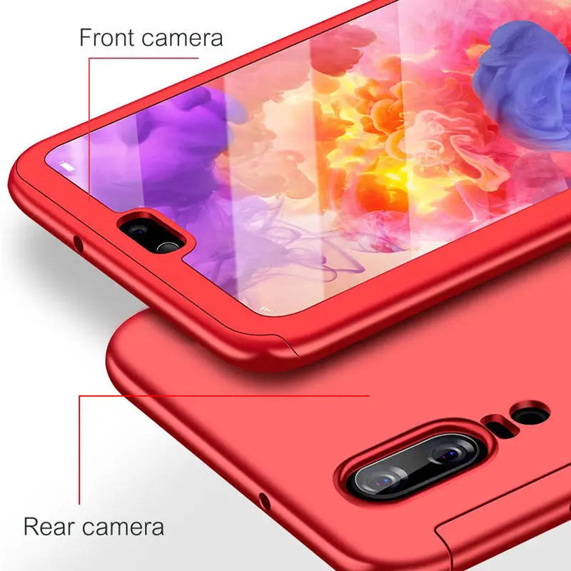 360 Полный Защитный чехол для Huawei Y7 Y6 pro P20 P30 Lite рro P8 P9 P10 Lite Honor 7A 7C 8 9 lite 10 чехол для телефона с Стекло