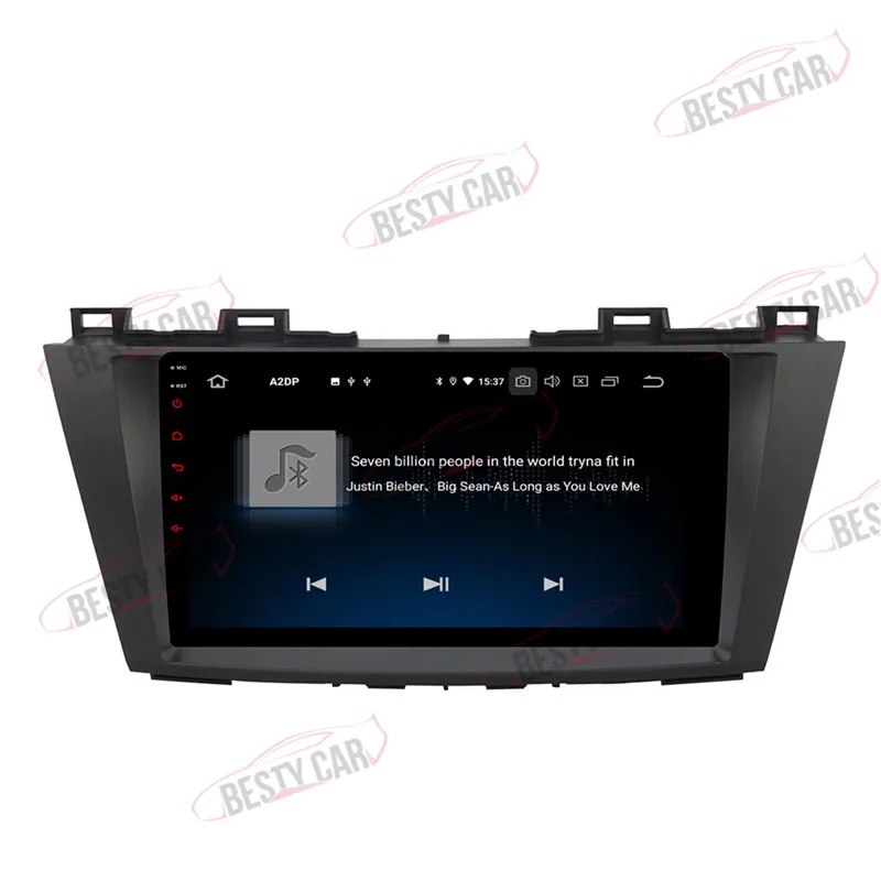 Автомагнитола 9-дюймовая Android 9.0 для Mazda 3 2010 2011 2012 2013 с GPS-навигацией, радио и аудио, головным устройством DSP 2.5D+IPS BT.