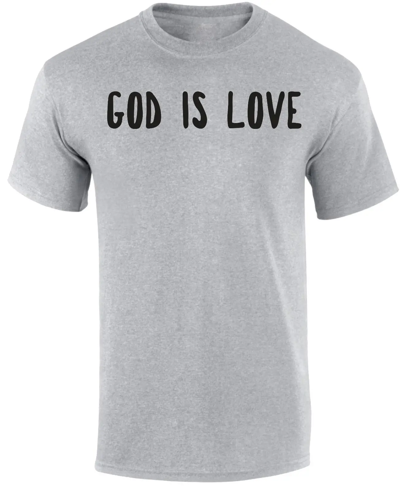 

Футболка мужская летняя с надписью «God Is Love»