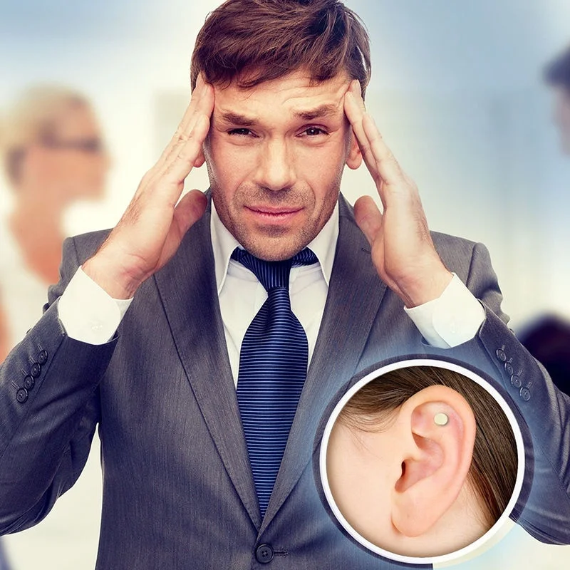 Новинка 1 пара терапия магнит для ушной раковины курения Zerosmoke ACUPRESSURE пластырь